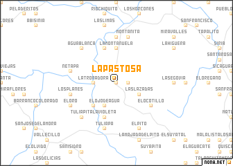 map of La Pastosa