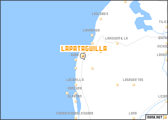 map of La Patagüilla