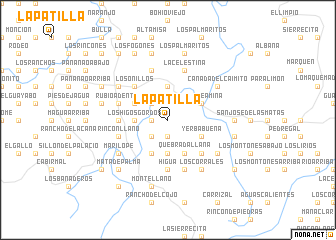 map of La Patilla