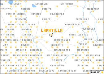 map of La Patilla