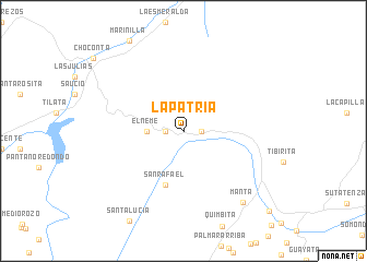 map of La Patria