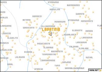 map of La Patria