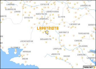 map of La Patriota