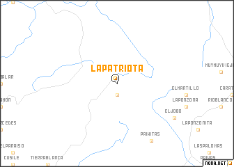 map of La Patriota