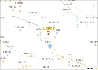 map of Lapat