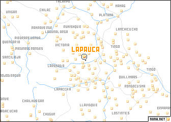 map of La Pauca