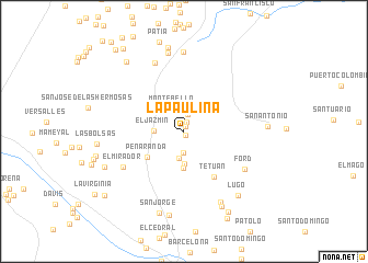 map of La Paulina