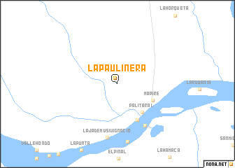 map of La Paulinera