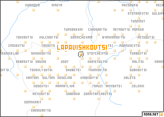 map of Lapavishkovtsi