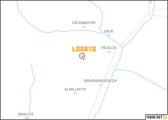 map of La Paya