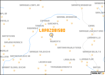 map of La Paz Obisbo