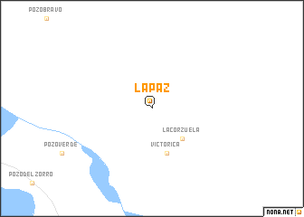 map of La Paz