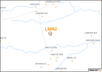 map of La Paz