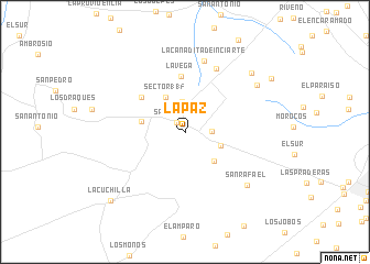 map of La Paz