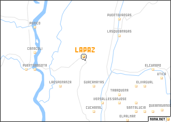 map of La Paz