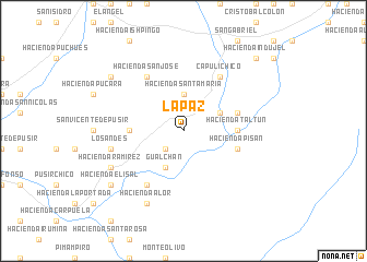 map of La Paz