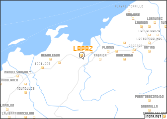 map of La Paz