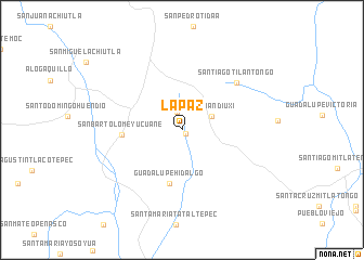 map of La Paz