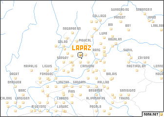 map of La Paz