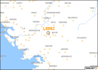 map of La Paz