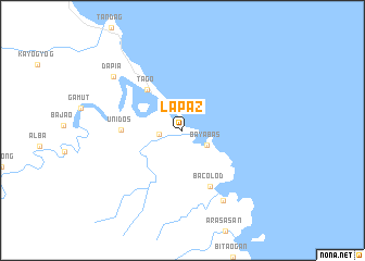 map of La Paz