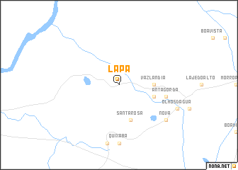 map of Lapa