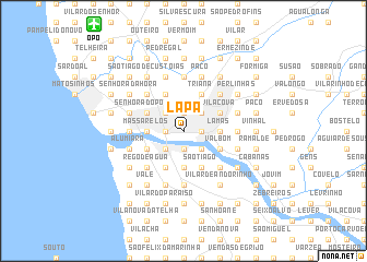 map of Lapa