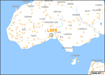 map of Lapa