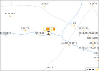 map of La Pea