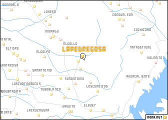 map of La Pedregosa