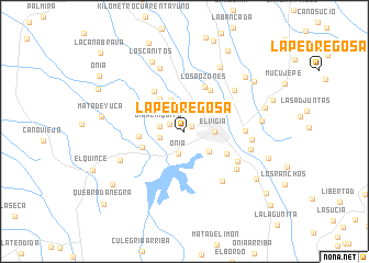 map of La Pedregosa