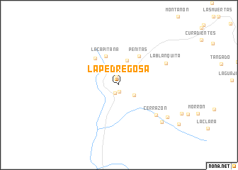 map of La Pedregosa