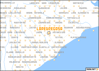 map of La Pedregosa