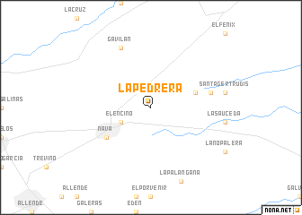 map of La Pedrera