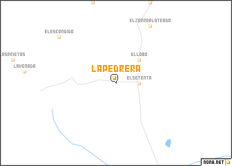 map of La Pedrera