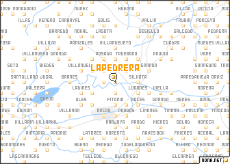 map of La Pedrera