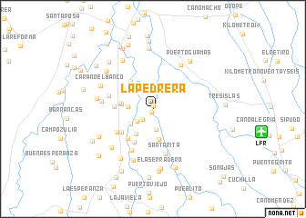 map of La Pedrera