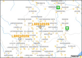 map of La Pedrera