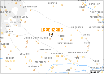 map of Lapeh Zang