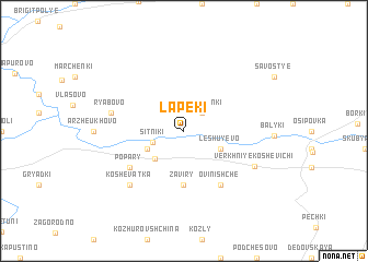 map of Lapeki