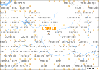 map of Lapela