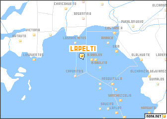 map of La Pelti