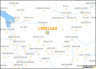 map of La Peluda