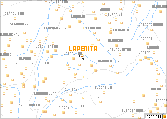 map of La Peñita