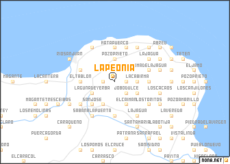 map of La Peonía
