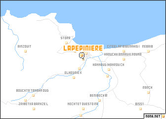 map of La Pépinière