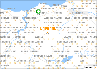 map of La Peral