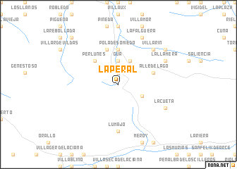 map of La Peral