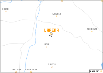 map of La Pera