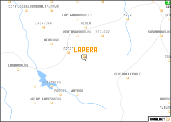 map of La Pera
